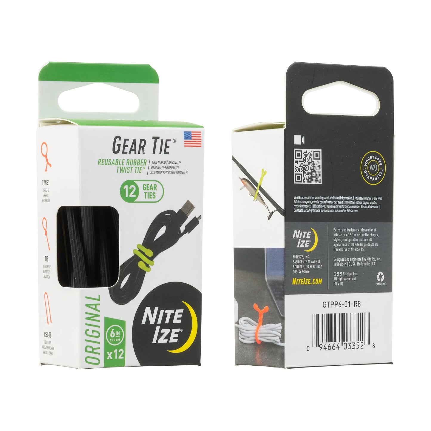 Nite Ize - Gear Tie ProPack 6"