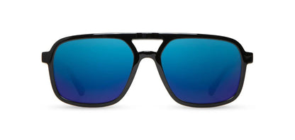 Camp Eyewear - Glacier - Black / Walnut; HD Plus Polarized Blue Flash