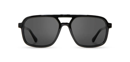 Camp Eyewear - Glacier - Black / Walnut; HD Plus Polarized Grey