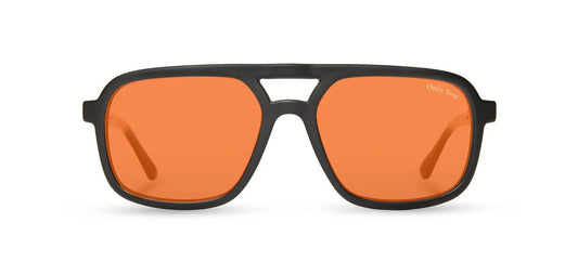 Camp Eyewear - Glacier - Matte Black / Smokey Bear; Amber Polarized
