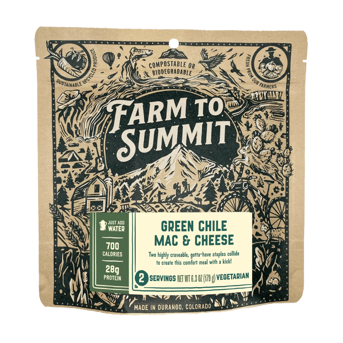 Farm to Summit - Green Chile Mac and Cheese