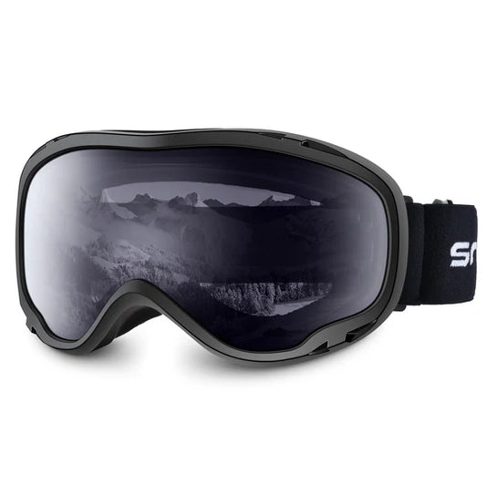 Snowledge - Glacier Ski Goggle - Glossy Black; #3 Gray