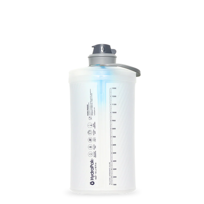 Hydrapak - Flux Plus 1.5L Filter Bottle - Clear HP Blue