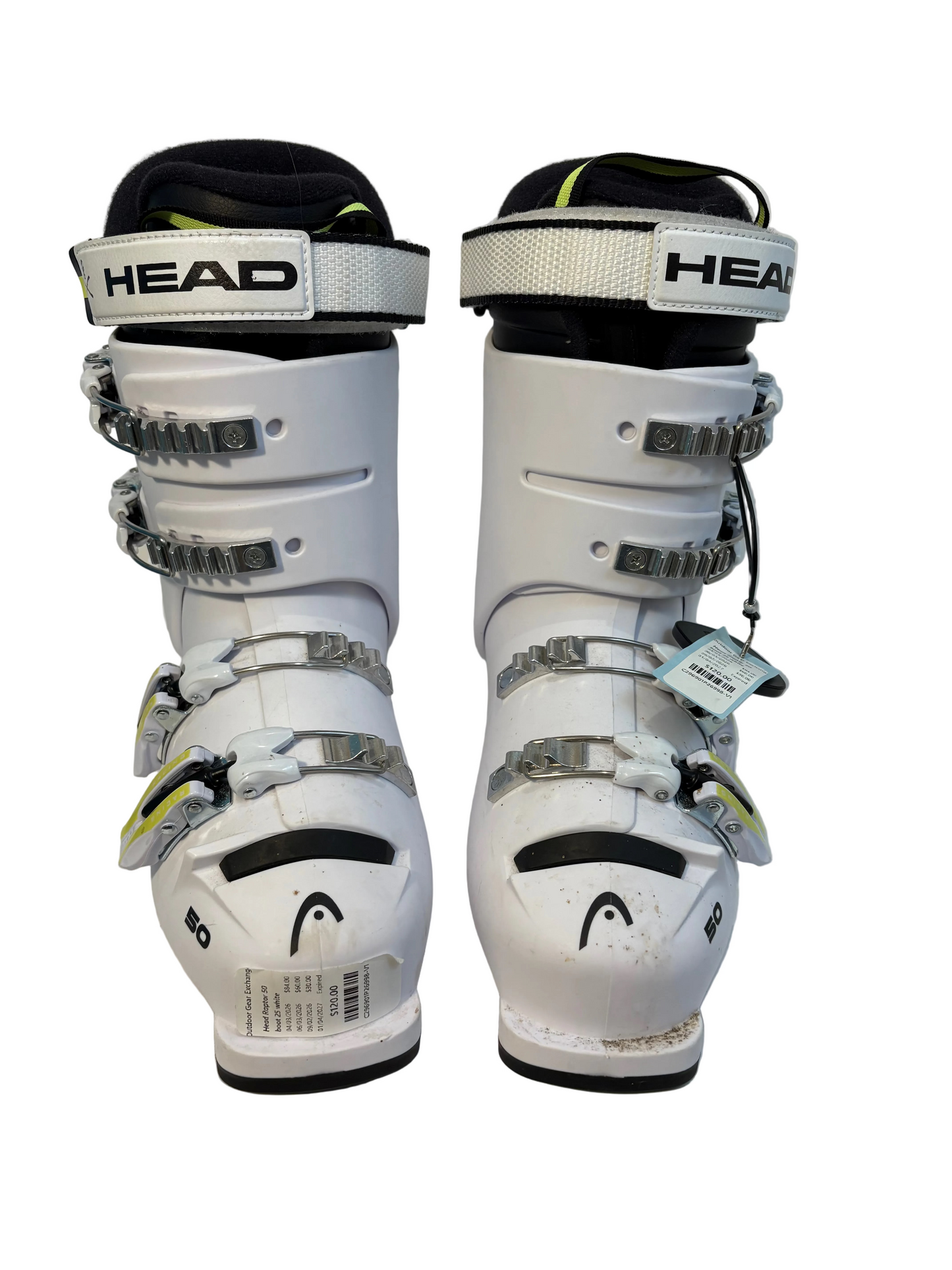 Head Raptor 50 boot 25 white