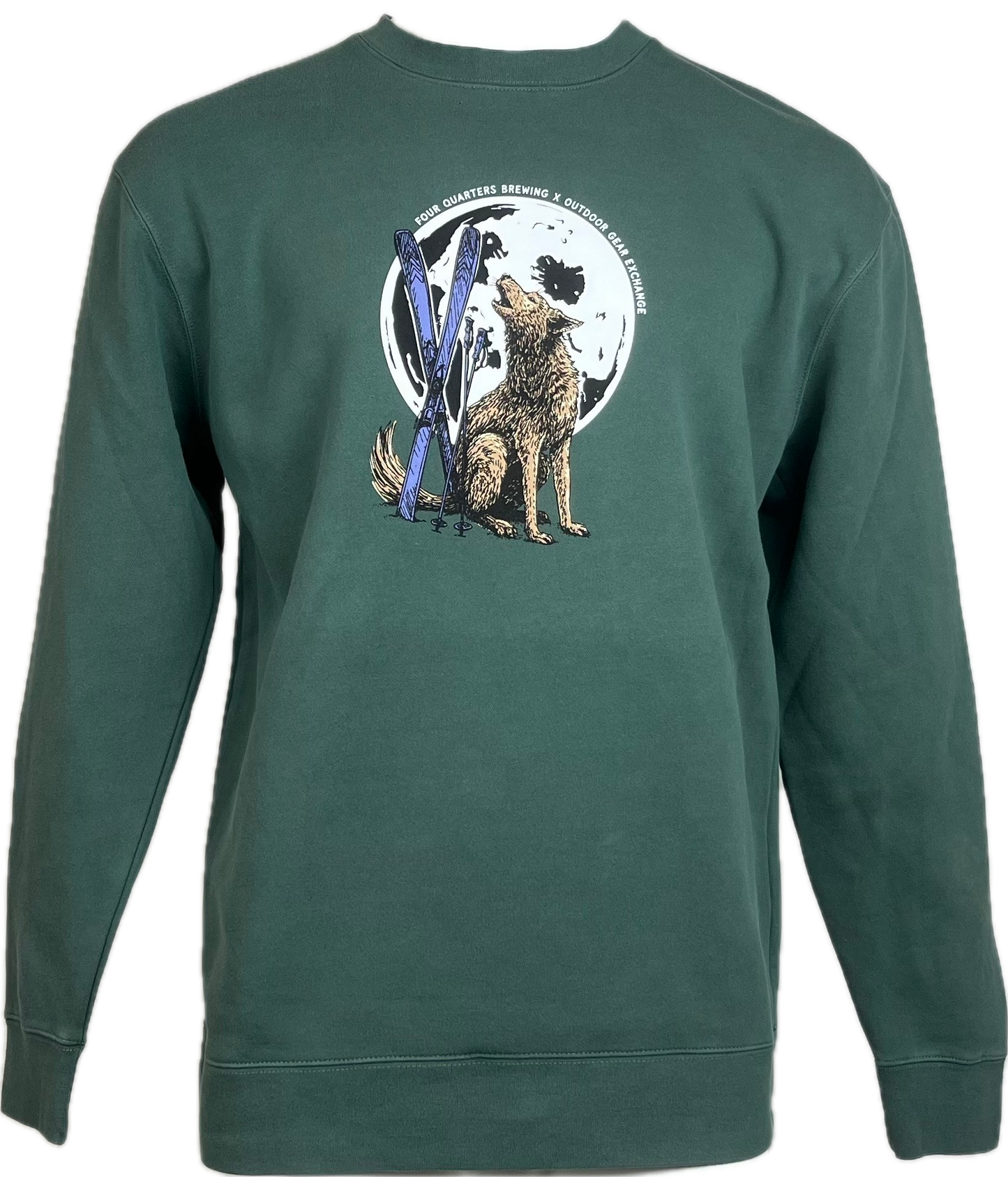 OGE - OGE x 4Q Crew Neck Sweatshirt - Alpine Green