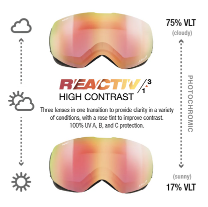 Julbo - Shadow Goggle - Moss; REACTIV 1 3 High Contrast