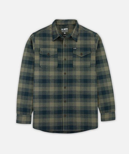 Jetty - Breaker Flannel - Brown