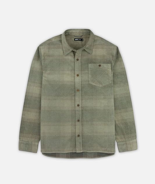 Jetty - Shoals Corduroy Shirt - Brown