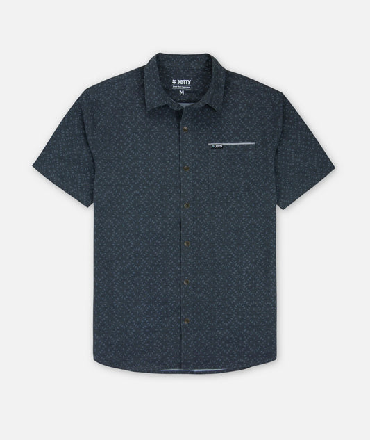 Jetty - Garwood Woven SS - Navy