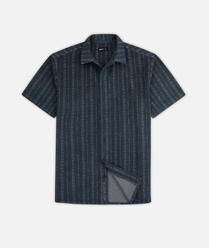 Asbury Knit Button Down - Navy