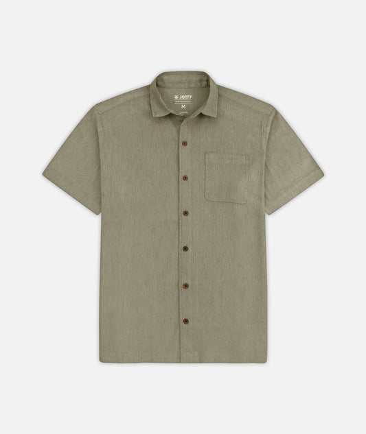 Jetty - Daybreak Woven Short Sleeve - Olive