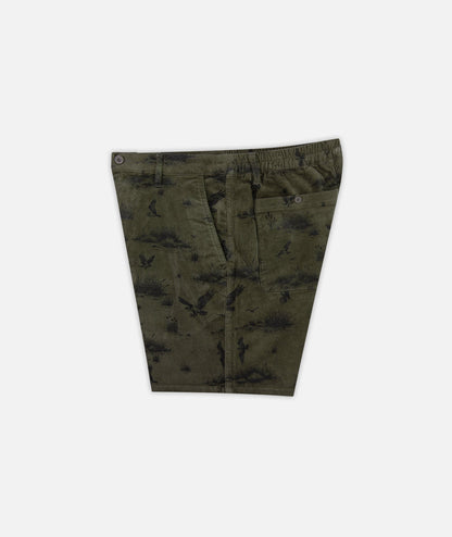 Midship Cord Walkshort - Marsh Green