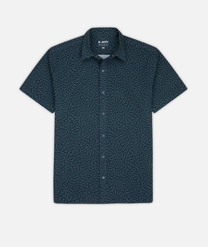Jetty - Sandspit Tech Woven Shirt - Navy