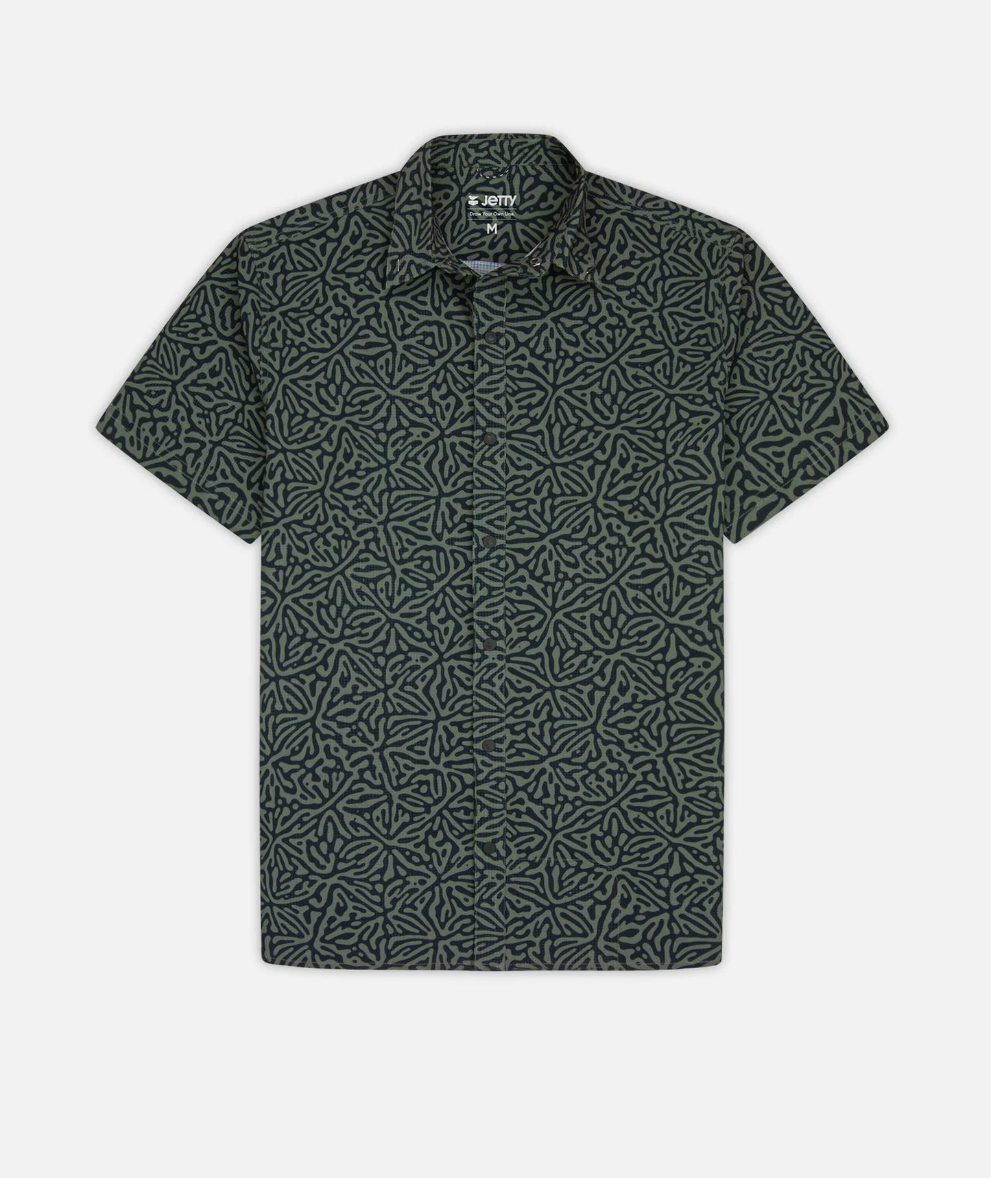 Jetty - Sandspit Tech Woven Shirt - Olive