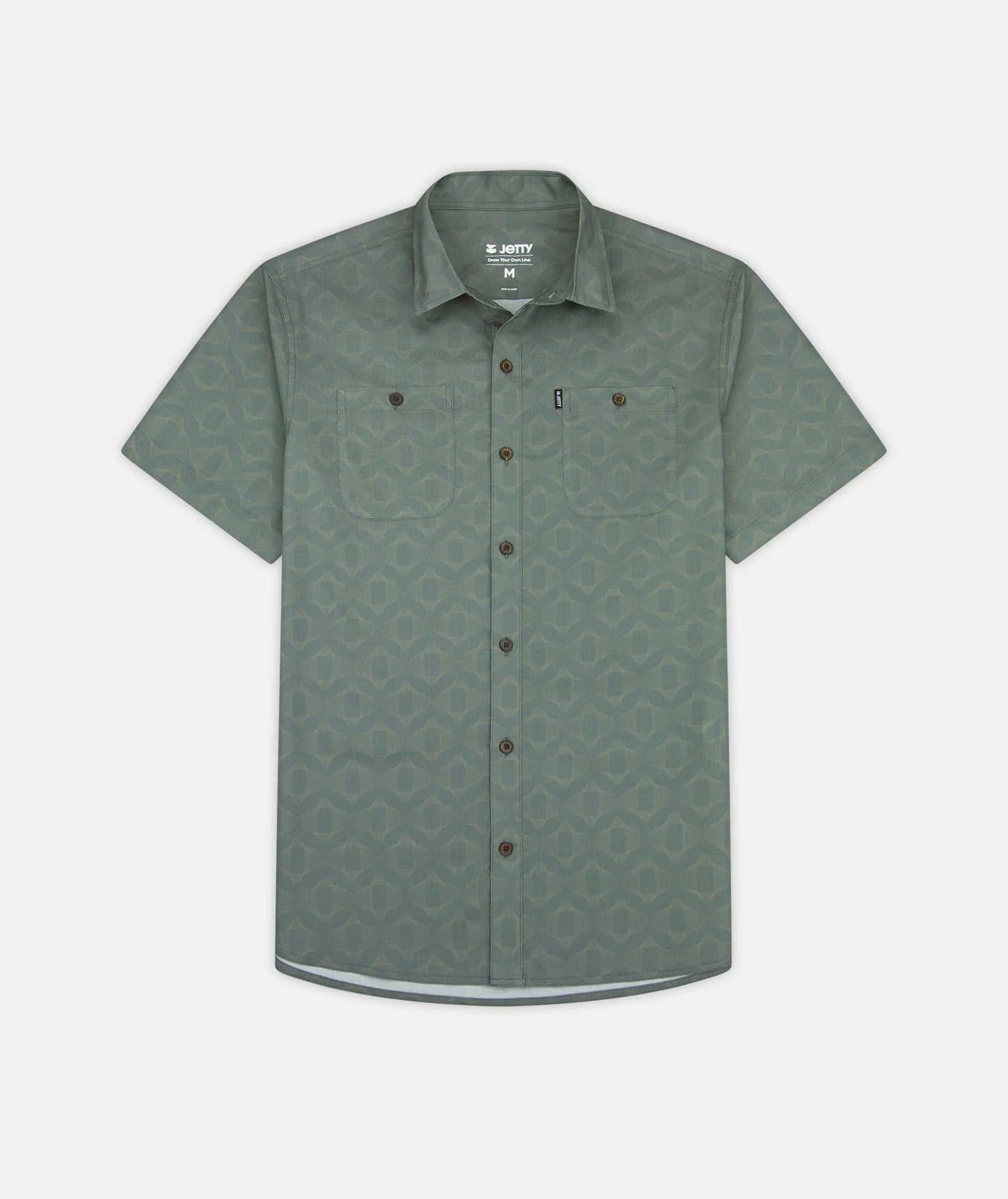 Jetty - Seabrite Cotton Shirt - Agave