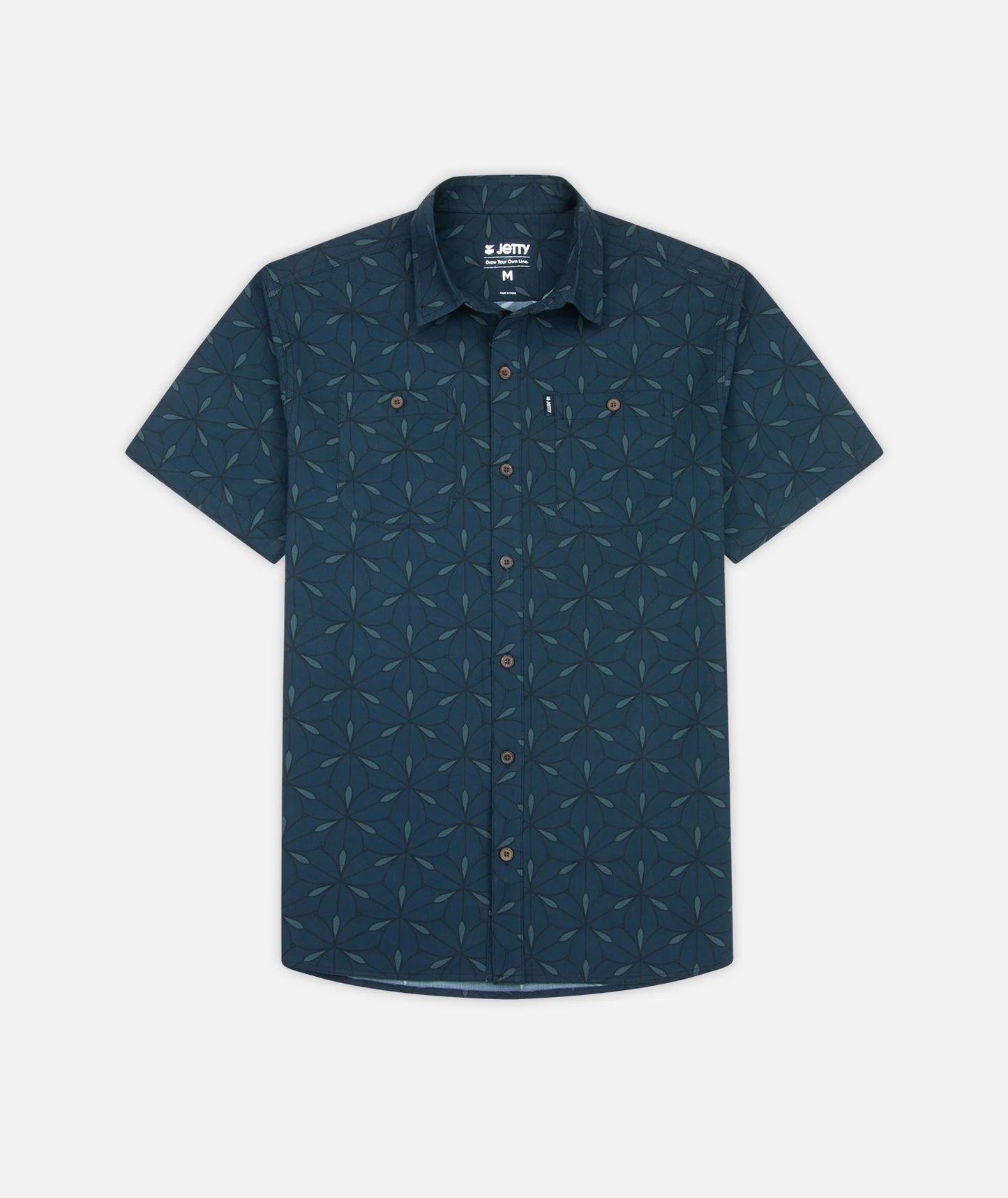 Jetty - Seabrite Cotton Shirt - Navy