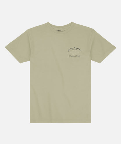 Surf World Tee - Bay Leaf