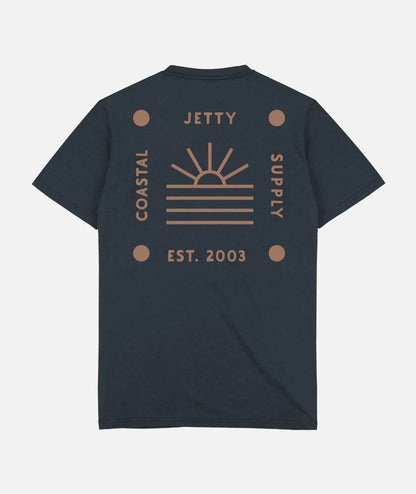Jetty - Striker UV Short Sleeve Tee - Navy
