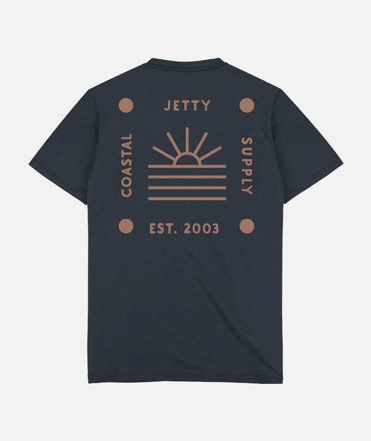 Jetty - Striker UV Short Sleeve Tee - Navy