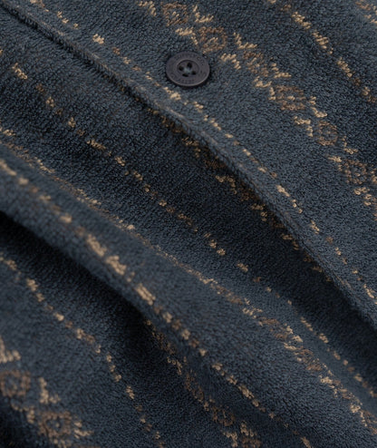 Asbury Knit Button Down - Navy
