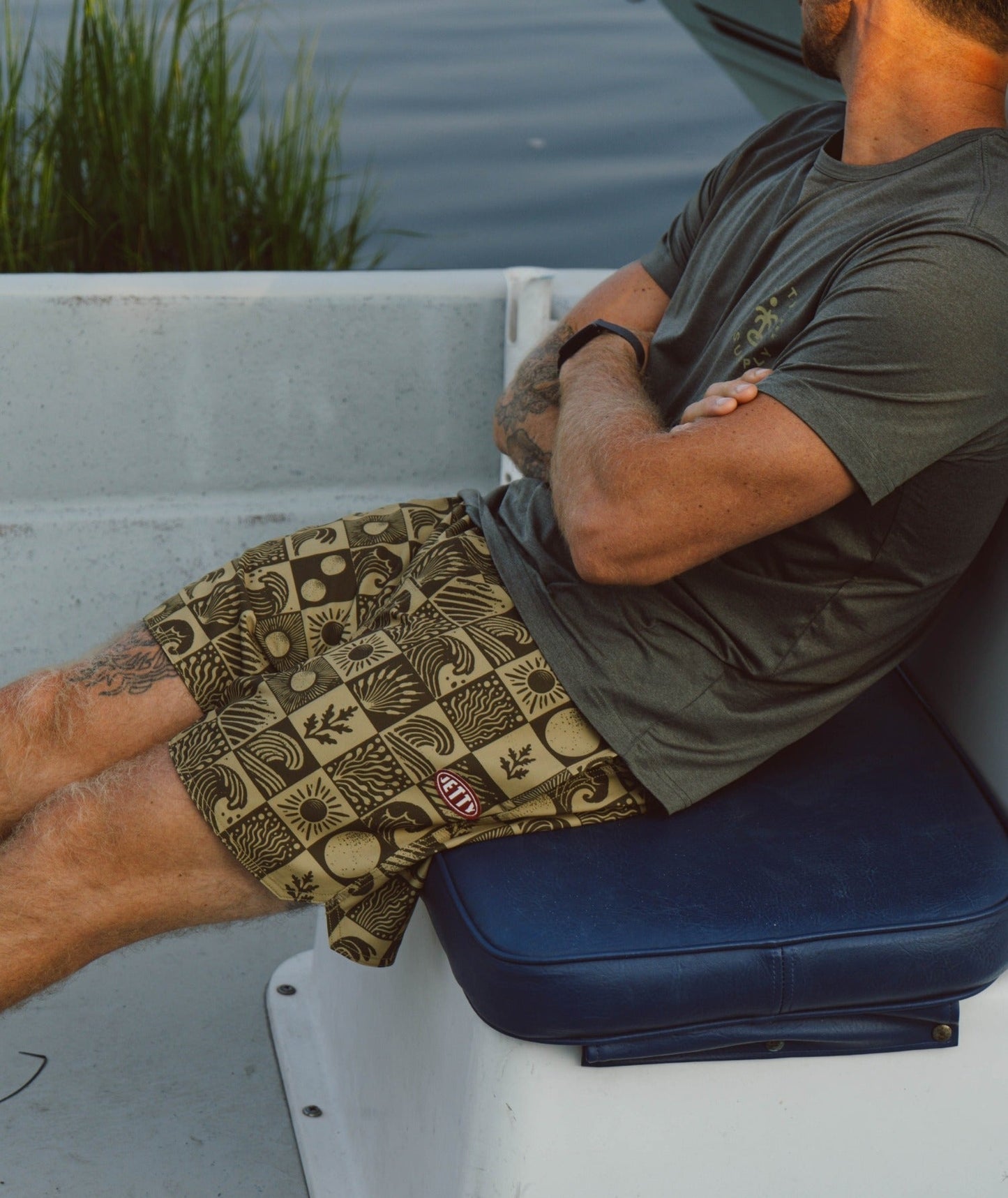 Bayside Volley Short - Olive