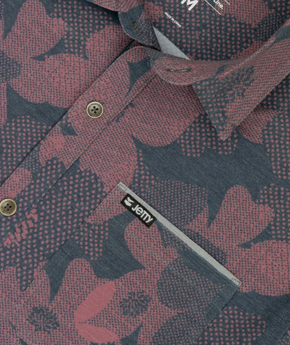 Jetty - Garwood Woven Short Sleeve - Mauve