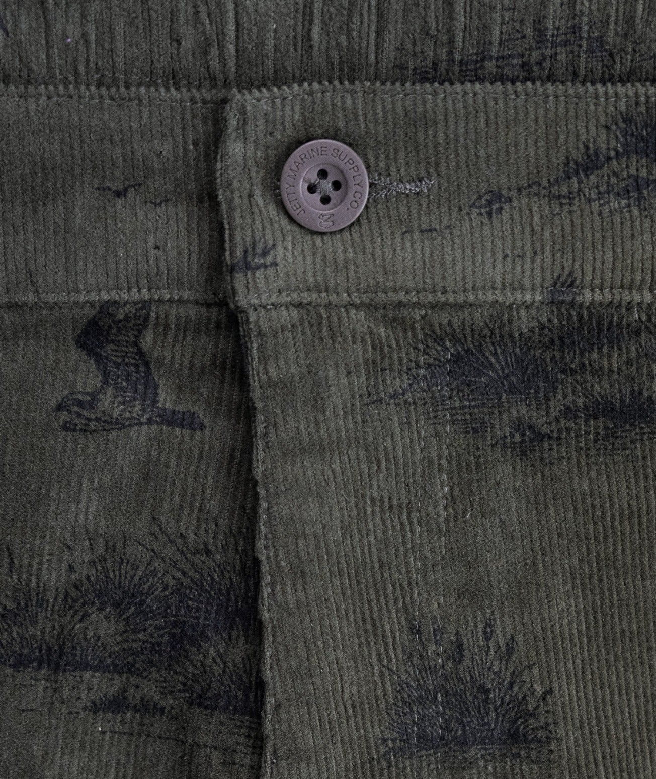 Midship Cord Walkshort - Marsh Green