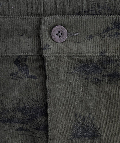 Midship Cord Walkshort - Marsh Green