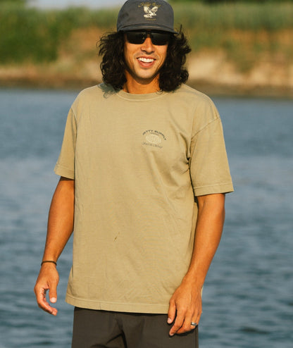 Surf World Tee - Bay Leaf