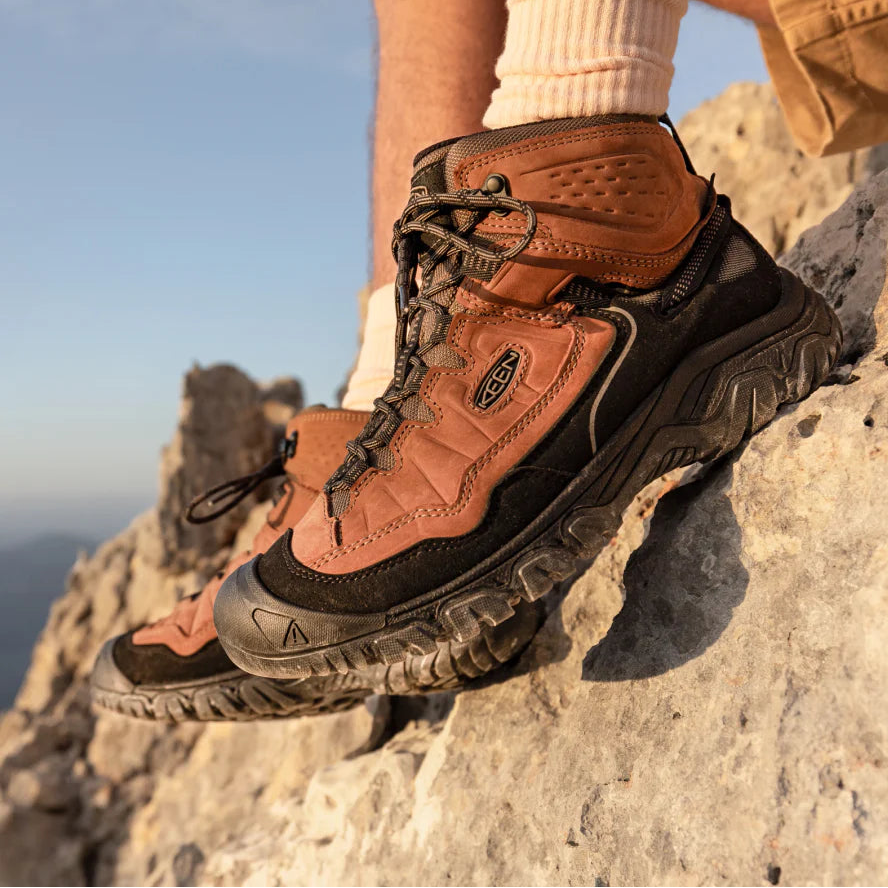 Keen - Men's Targhee IV Mid WP - Bison/Black