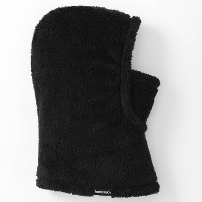 Kids Kozy Fleece Hood - Raven Black
