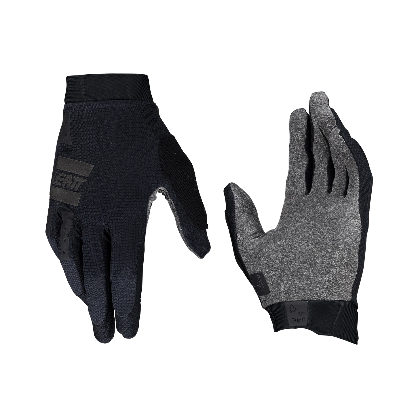 Leatt - Glove MTB 1.0 GripR Jr - Stealth Black/Grey