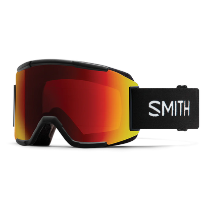 Smith - Squad - Black; Sun Red Mirror