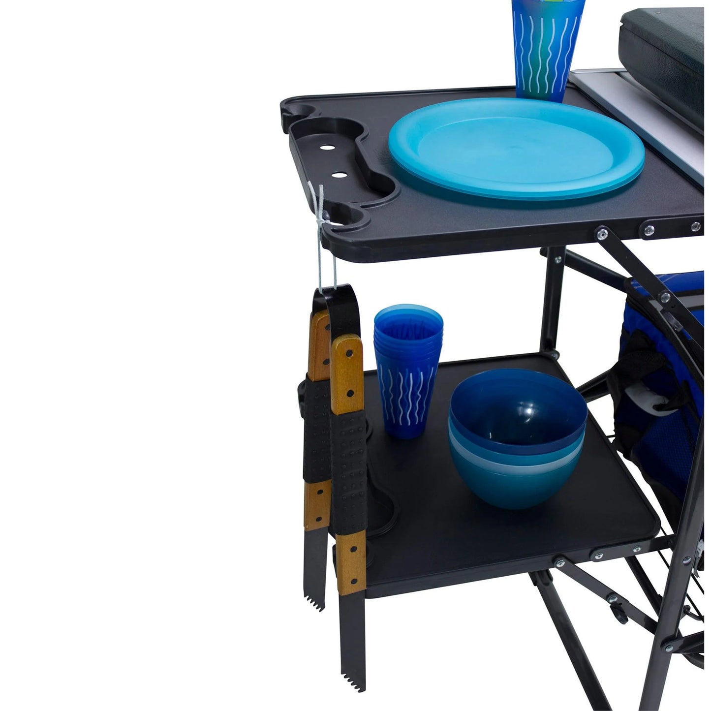 GCI Outdoors - Slim Fold Cook Station - Black Chrome