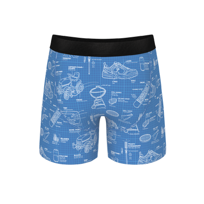 The Man With A Plan | Blueprint Ball Hammock® Pouch Underwear With Fly
