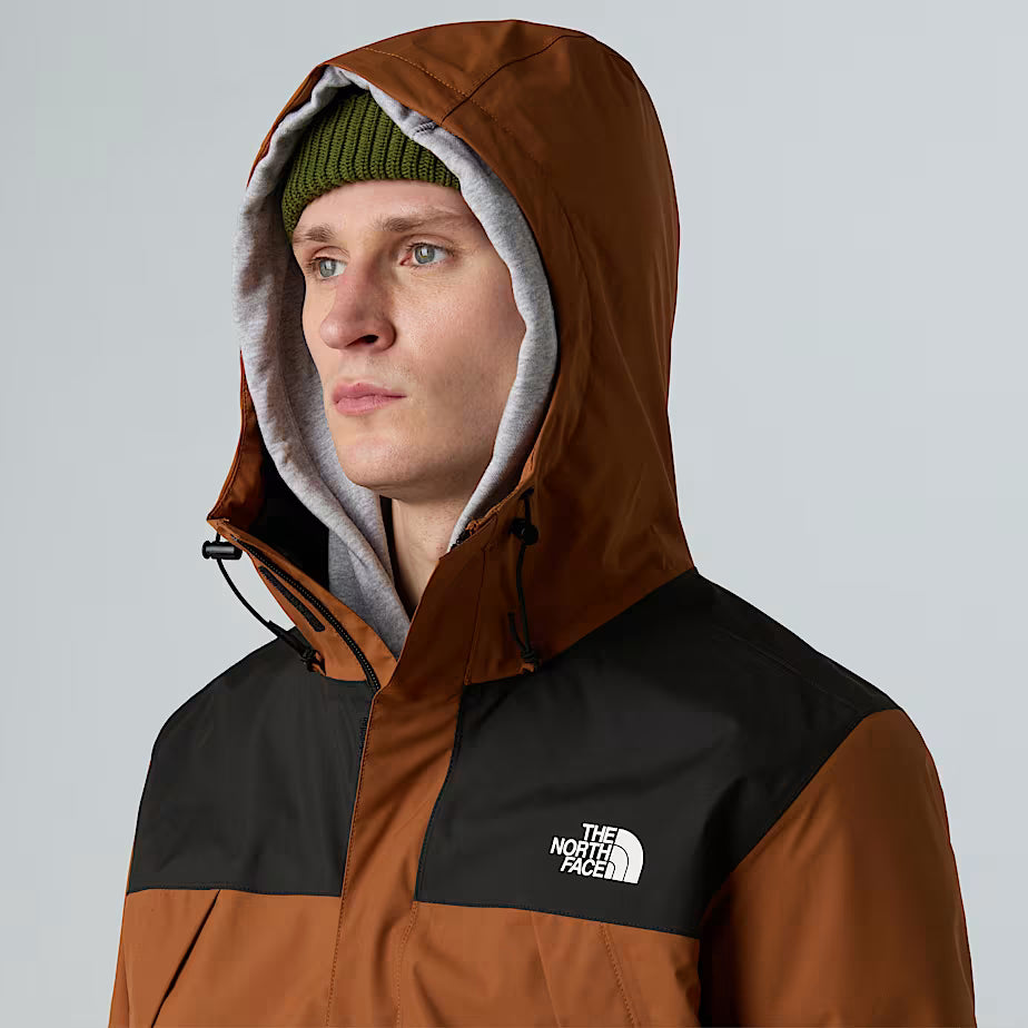 The North Face - Antora Jacket - Men's - Burnt Umber/TNF Black