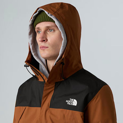 The North Face - Antora Jacket - Men's - Burnt Umber/TNF Black