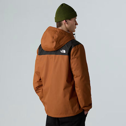 The North Face - Antora Jacket - Men's - Burnt Umber/TNF Black