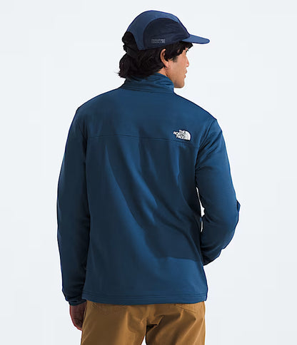The North Face - Cedar Trail Grid Fleece Full Zip - Men's - Shady Blue