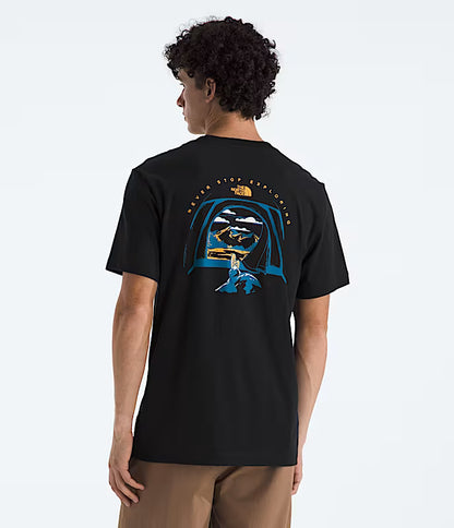 The North Face - Mens Evolution Tent Short Sleeve Tee Graphic - TNF Black