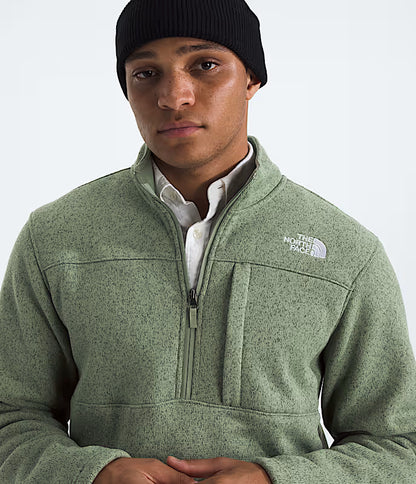 The North Face - Mens Gordon Lyons 1/4 Zip - Bark Mist Heather