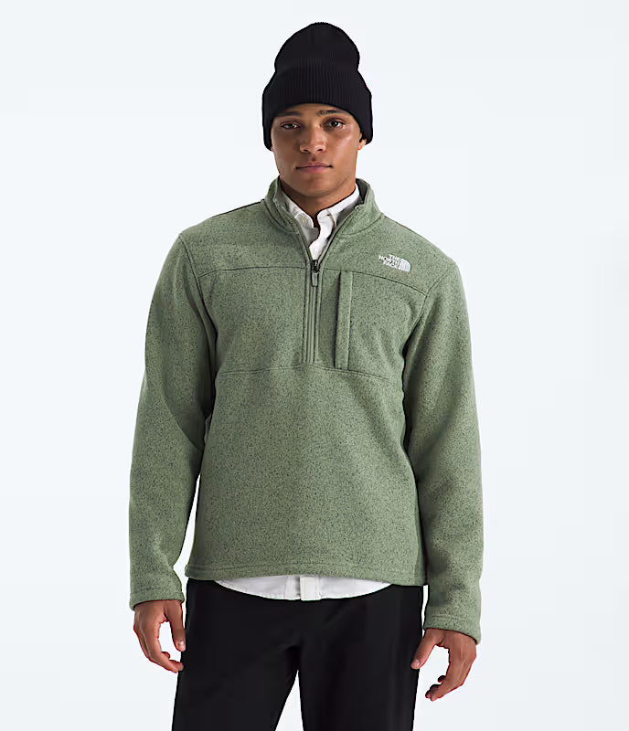 The North Face - Mens Gordon Lyons 1/4 Zip - Bark Mist Heather