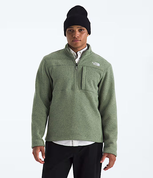 The North Face - Mens Gordon Lyons 1/4 Zip - Bark Mist Heather