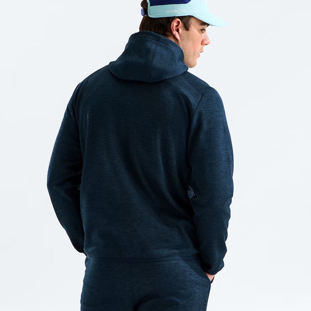 The North Face - Men's TNF Performance Fleece Full Zip Hoodie - Summit Navy Dark Heather