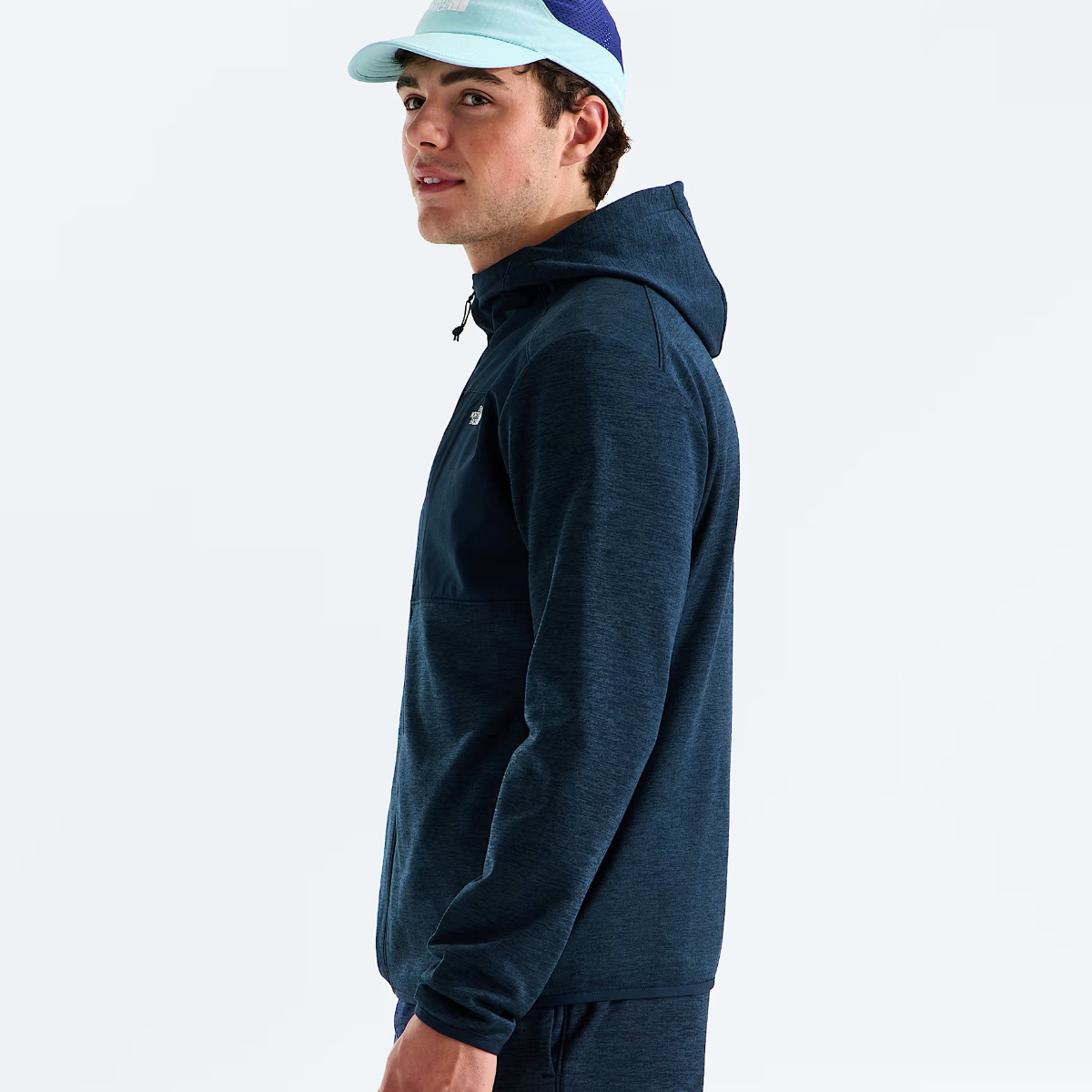 The North Face - Men's TNF Performance Fleece Full Zip Hoodie - Summit Navy Dark Heather