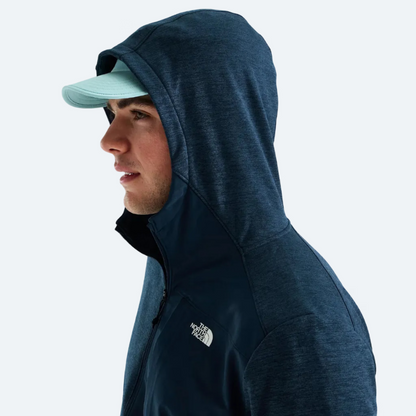 The North Face - Men's TNF Performance Fleece Full Zip Hoodie - Summit Navy Dark Heather