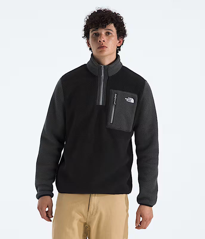 The North Face - Yumiori 1/4 Zip - Men's - TNF Black/Asphalt Grey/Monument Grey
