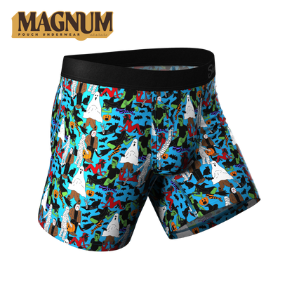 The Monster Smash | Halloween Characters Ball Hammock® Magnum Big Pouch Underwear