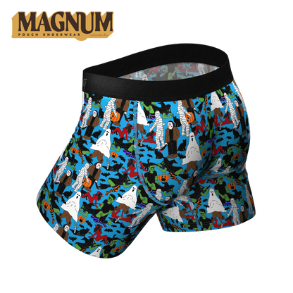 The Monster Smash | Halloween Characters Ball Hammock® Magnum Big Pouch Underwear