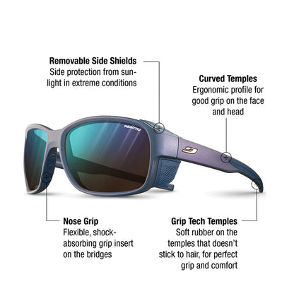 Julbo - Monterosa 2 - Iridescent Purple REACTIV 2
